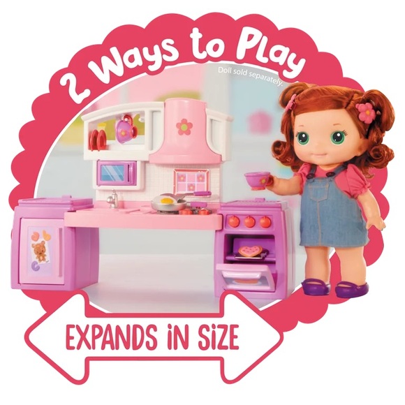Lilly's Cook & Bake Kitchen Doll Playset by Lilly Tikes from Little Tikes NEW - Picture 6 of 8